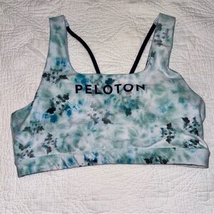 Peloton Aqua Tie-Dye Sports Bra